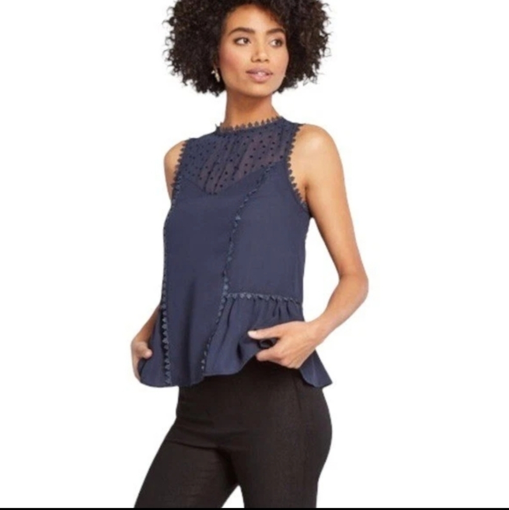 ModCloth Stated Appreciation Sleeveless Top